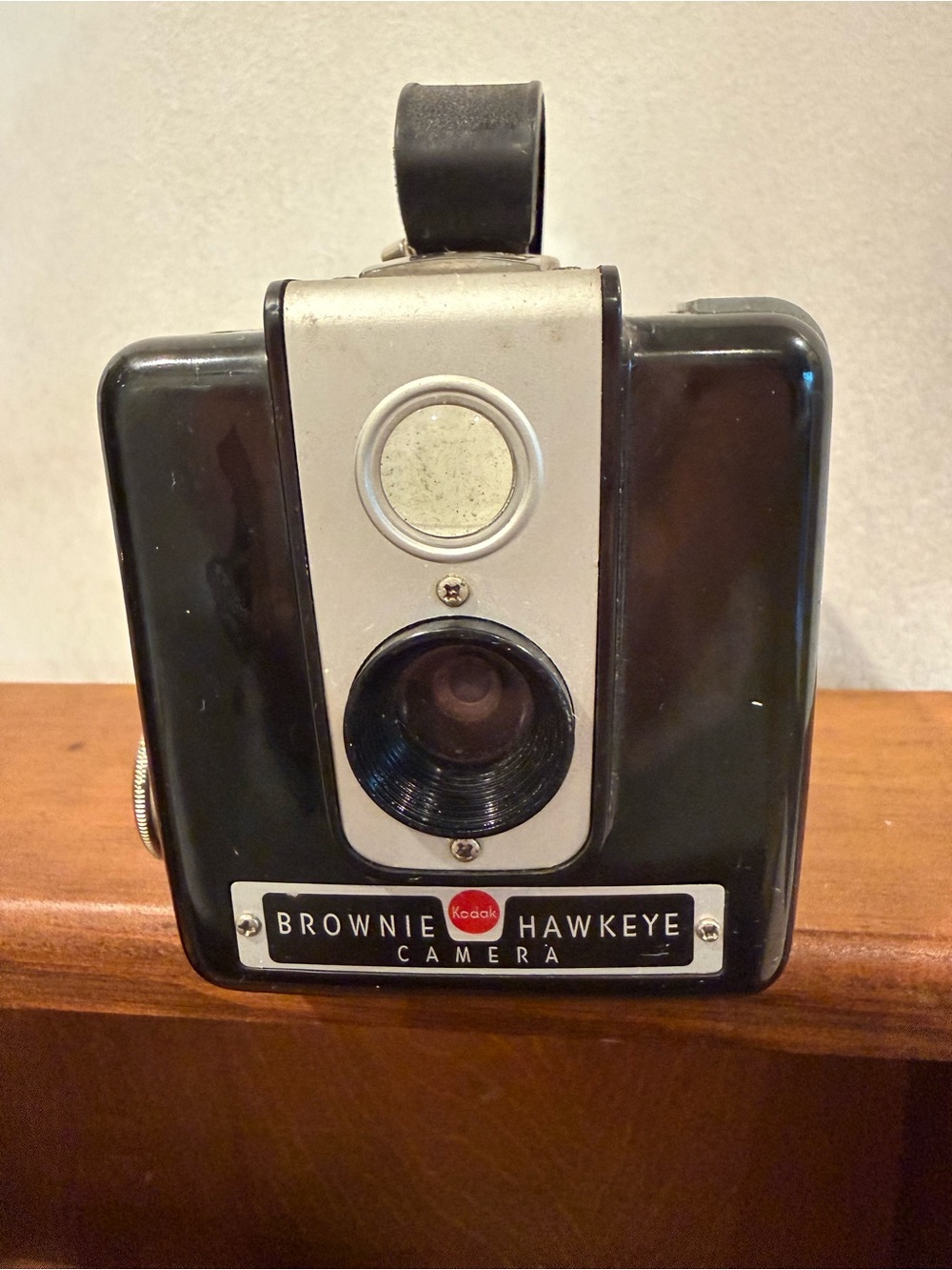 Kodak Brownie Hawkeye Camera in Black and Silver